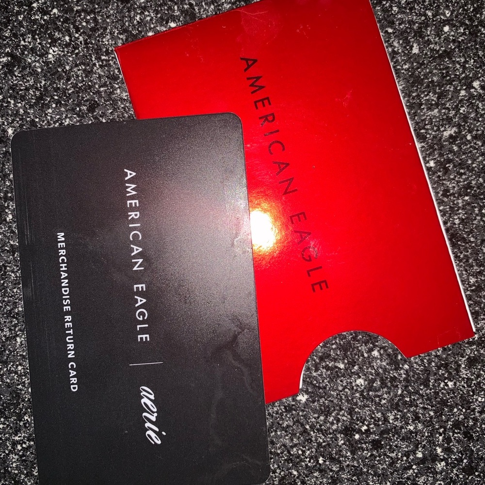 American Eagle $122.98 gift card
